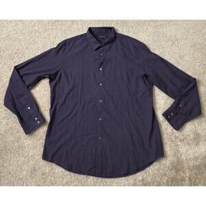 John Varvatos Button Down Purple Shirt Women’s Size X-Large XL